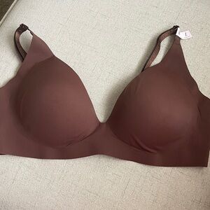 Victoria's Secret Chocolate Brown Seamless Bra - Push-up no underwire